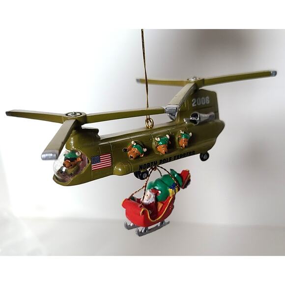 American Greetings Operation Santa Ornament Military Helicopter 2006 - Picture 4 of 7